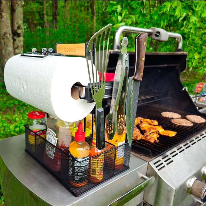 Geesta Grill Caddy for Outdoor Grill, BBQ Picnic Camping Caddy - Image 7