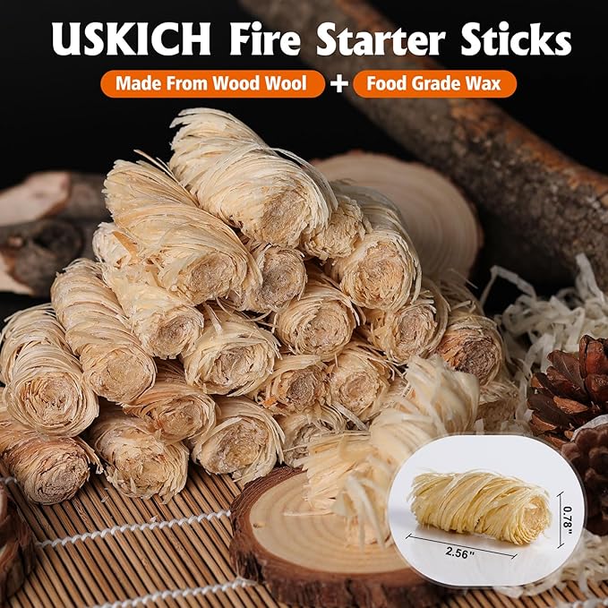 USKICH 150Pcs Fire Starter - Image 3