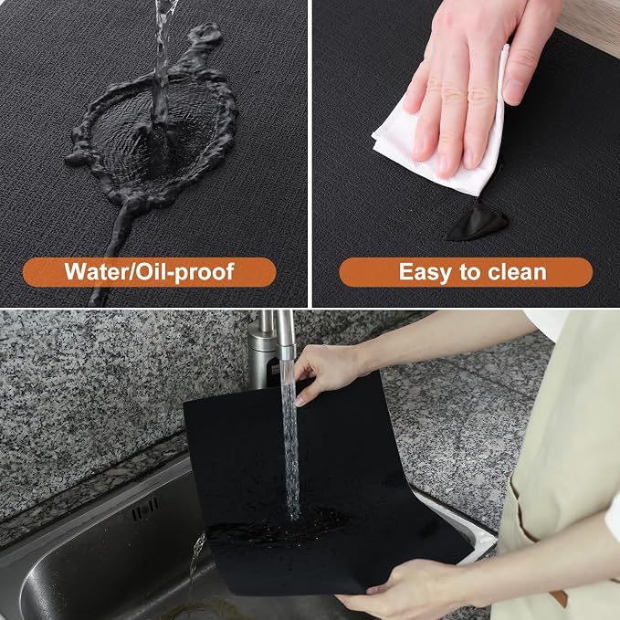 Homaxy Faux Leather Heat Resistant Placemats - Image 4