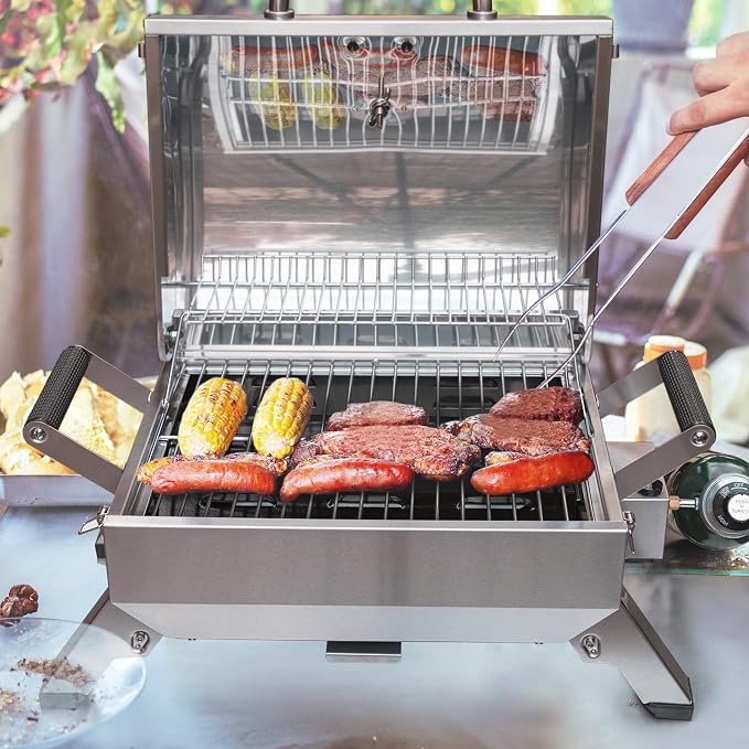 Stainless Steel Portable Grill - Image 3