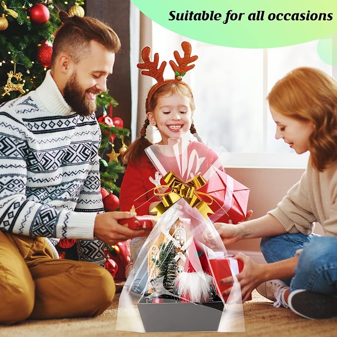 Fainne 74 Pcs Baskets for Gifts Empty Bulk DIY Empty Gift Basket Include 20 - Image 5