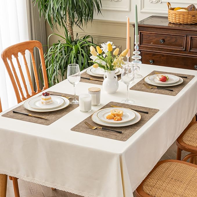 Romanstile Vinyl Placemats Set of 12-12 X 17 Inch - Image 7