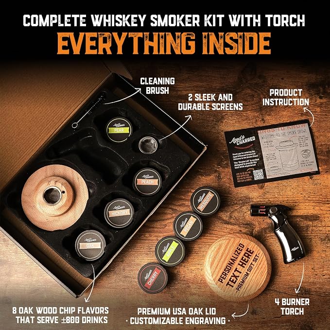 Personalised Whiskey Smoker Kit - Image 6