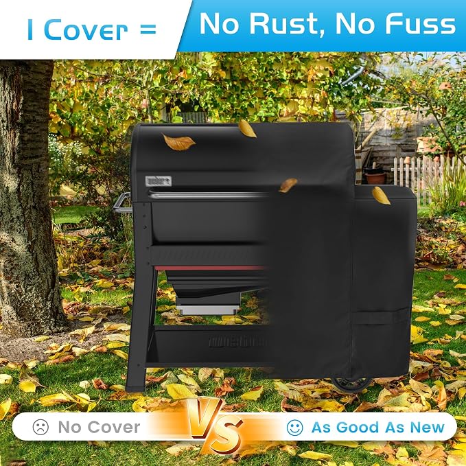 Grill Cover for Weber Searwood XL 600 Pellet Smoker Replacement Parts 3400146 - Image 2