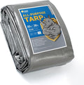 GUARD SHIELD Heavy Duty Tarp 20x30 Feet Silver/Black Multi Purpose Thick by GUARDSHIELD