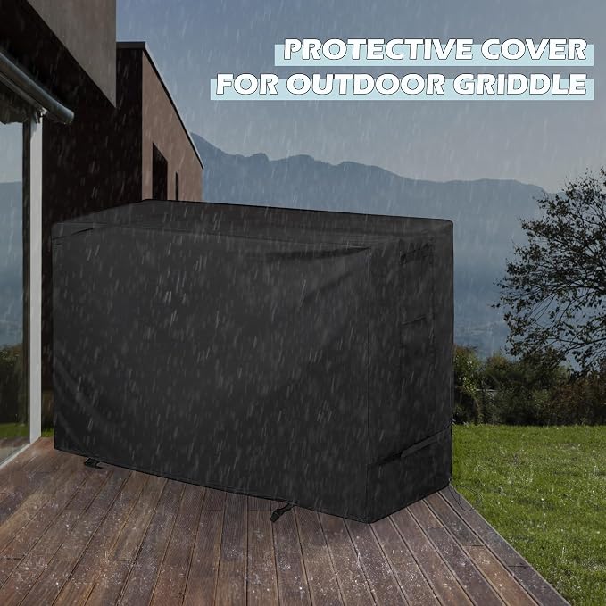 Griddle Cover for Royal Gourmet PD4001 4 Burner Propane Gas Griddle, Flat Top - Image 6