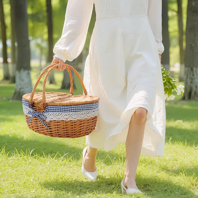 GRANNY SAYS Wicker Picnic Basket - Image 4