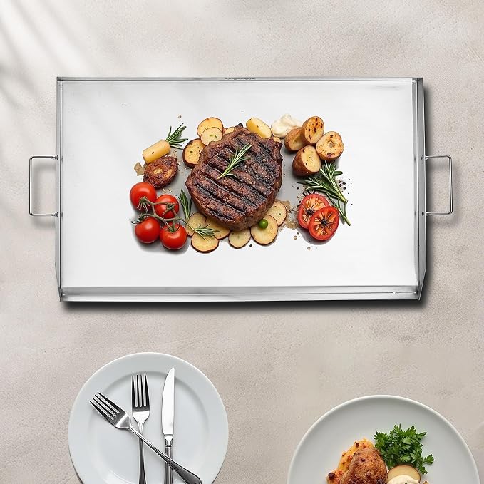 VEVOR Stainless Steel Griddle, 36x22 inch Universal Flat Top Rectangular Plate - Image 8