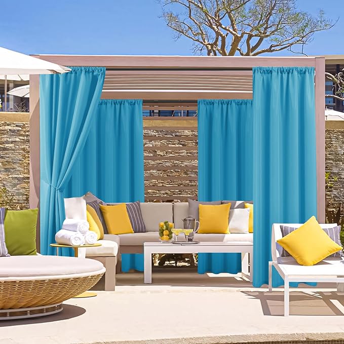 HolidayIdeas Outdoor Patio Curtains Waterproof - Image 2