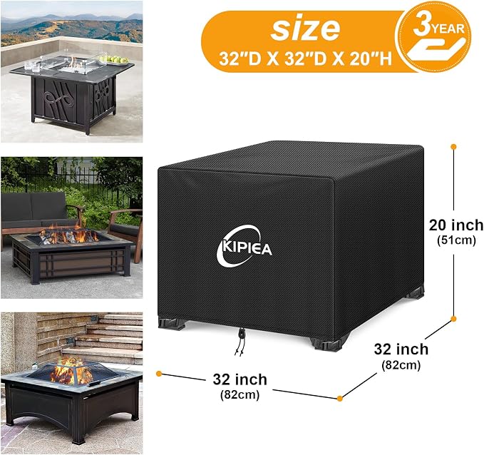 Kipiea Square Fire Pit Cover - Image 2
