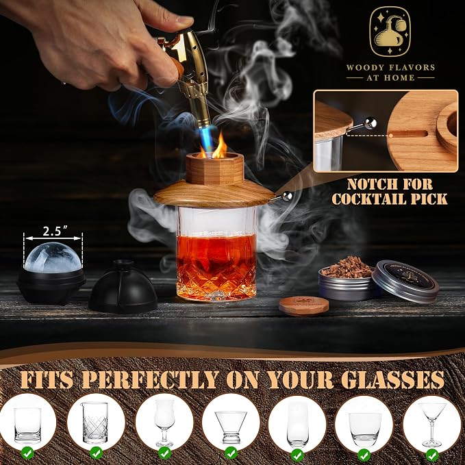 Old Fashioned Cocktail Smoker Kit - Image 4