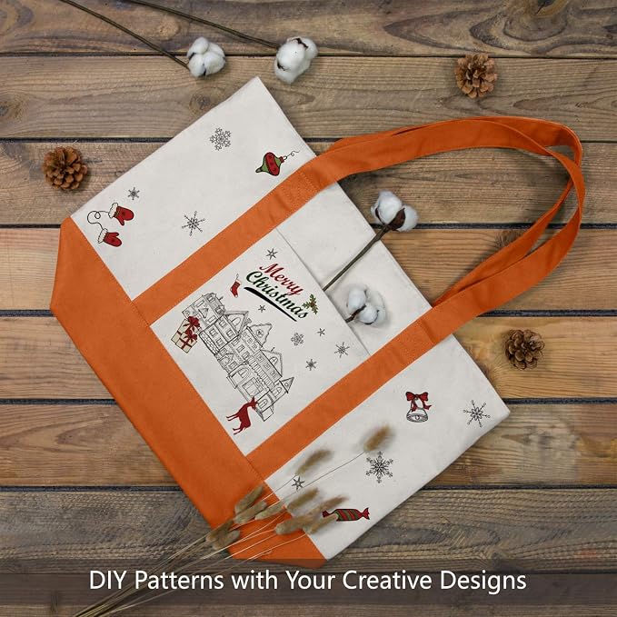 TOPDesign 1-Pack Canvas Tote Bag - Image 3