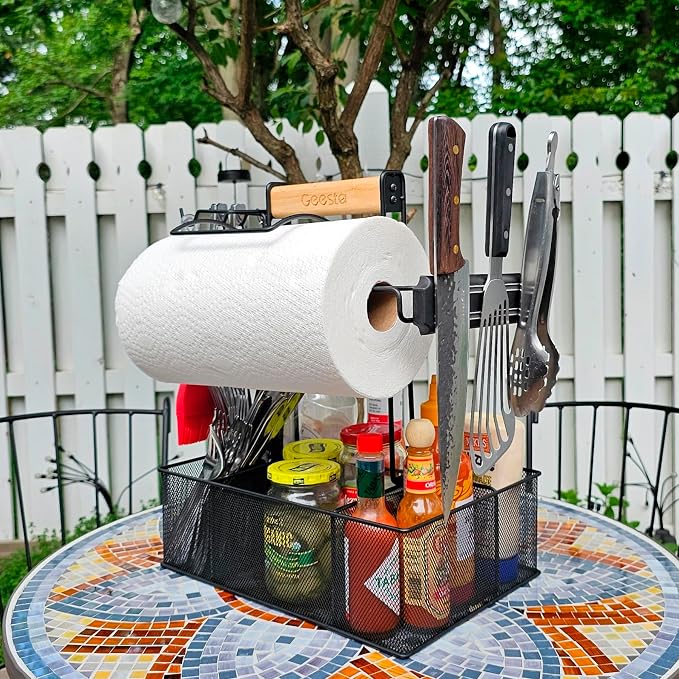 Geesta Grill Caddy for Outdoor Grill, BBQ Picnic Camping Caddy - Image 9