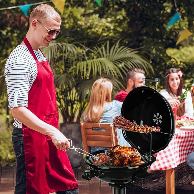 Techwood 1600W Indoor Outdoor Electric Grill, Electric BBQ Grill, Portable - Image 6