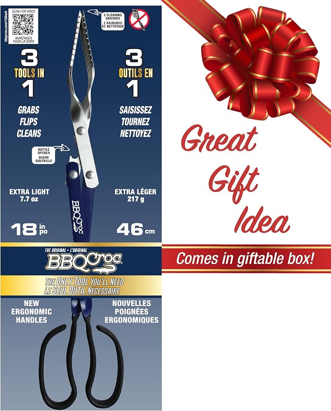 3 in 1 Barbecue Tool 18-inch by BBQ Croc - Image 8