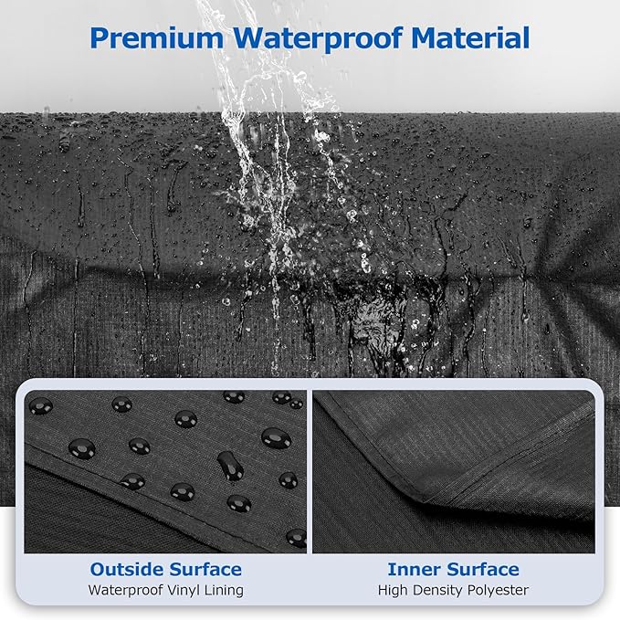 SunPatio Grill Cover for Traeger 20 Series, Heavy Duty Waterproof Wood Pellet - Image 5