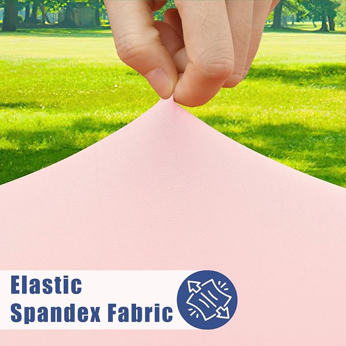 Spandex Square Table Cloth 6 Pack, Elastic Fitted Tablecloths - Image 2