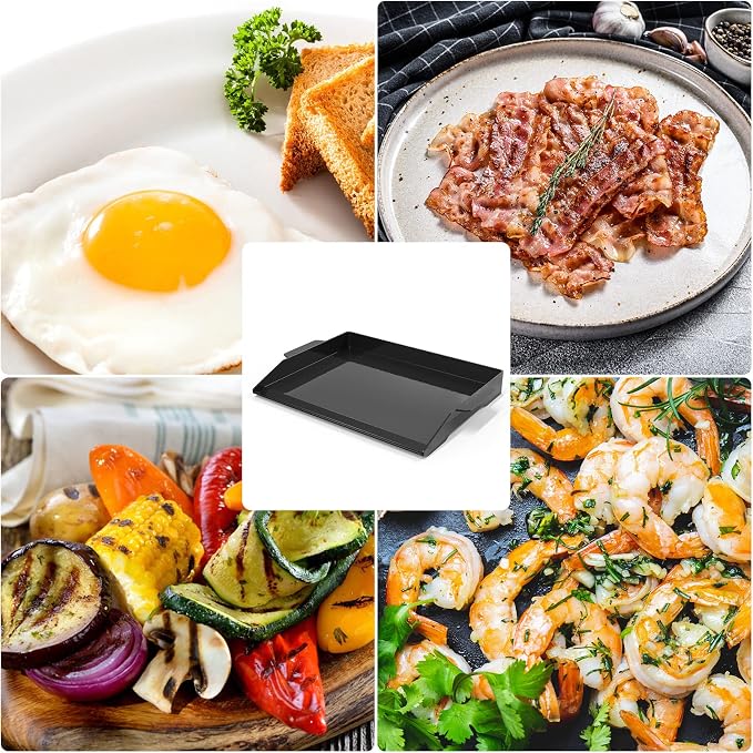 Onlyfire Universal Enamelled Cast Iron Cooking Griddle, Nonstick Coating - Image 9