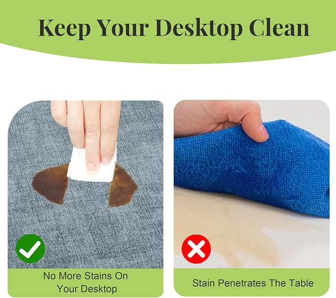 13-Inch Faux Leather Round Placemats Set of 4, Waterproof Anti-Slip Dual Sided - Image 5