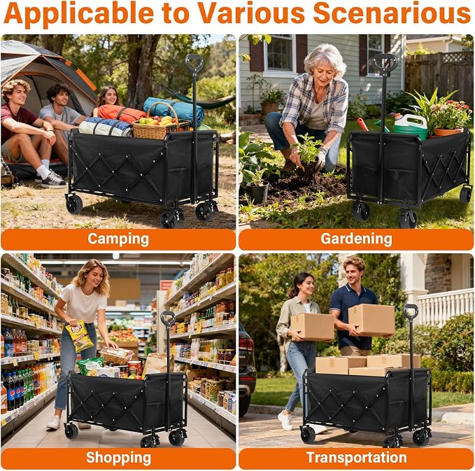 Wagons Carts Foldable — Heavy Duty Collapsible Wagon - Image 6
