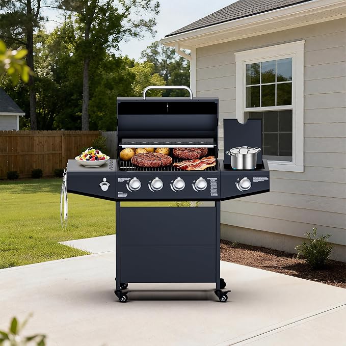 4-Burner Propane Gas Grill - Image 2