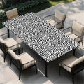 Rectangle Table Cloth Cover Waterproof Elastic Fitted Polyester Fitted by Unknown