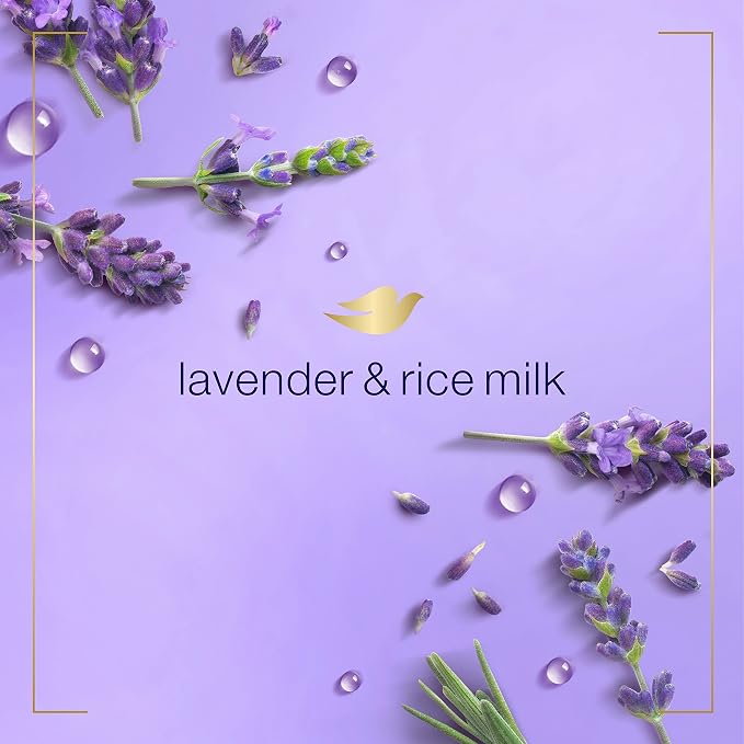 Dove Foaming Hand Wash Lavender & Rice Milk Pack of 4 Protects Skin from Dryness - Image 5