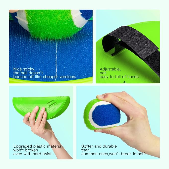 EVERICH TOY Upgraded Toss and Catch Ball Game Set, Kids Toy Stocking Stuffers - Image 4