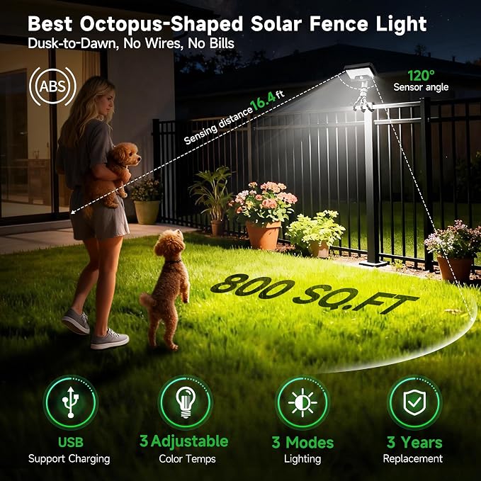 Solar Motion Lights Outdoor - Image 2