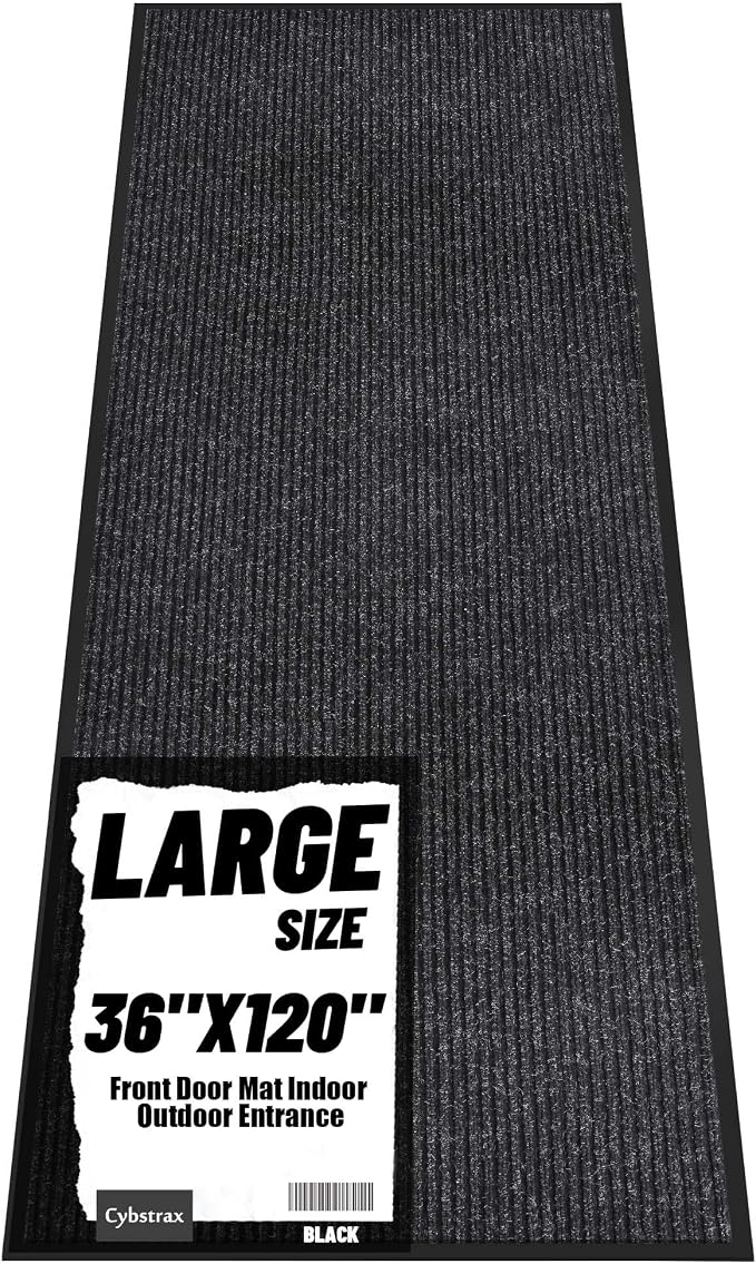 Front Door Mat Indoor Outdoor Entrance, Non-Slip Absorbent Entryway Mat by Unknown