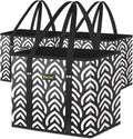 BALEINE 3Pk Reusable Grocery Bags, Foldable Shopping Bags by BALEINE