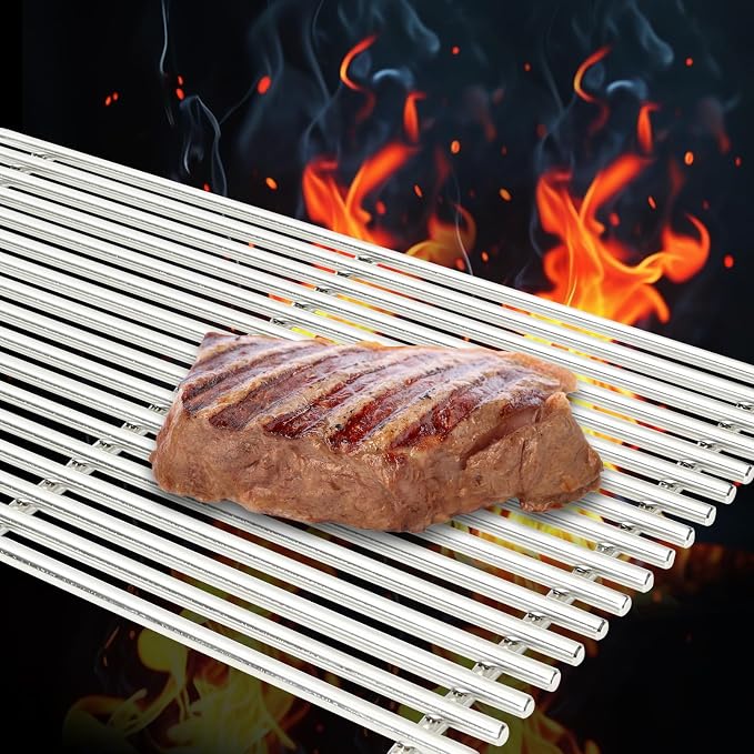 J&HYBBQ 19.5" Stainless Steel Grill Grates Replacement - Image 7