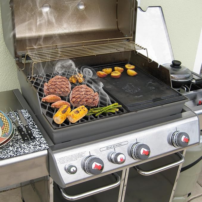 onlyfire Cast Iron Cooking Grate - Image 7