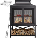 2-in-1 Metal Chiminea Fireplace by Unknown