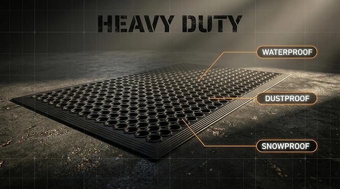 Large Rubber Doormat for Outside - Image 4