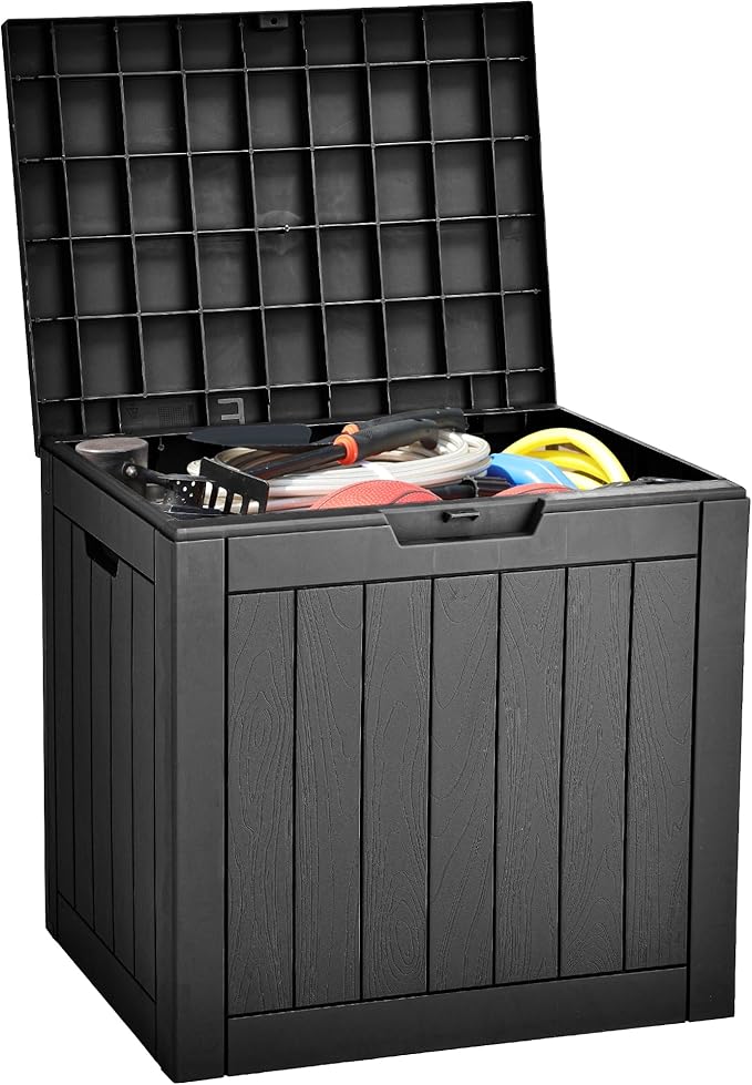 YITAHOME 31 Gallon Outdoor Storage Deck Box, Waterproof Resin Package Delivery by YITAHOME