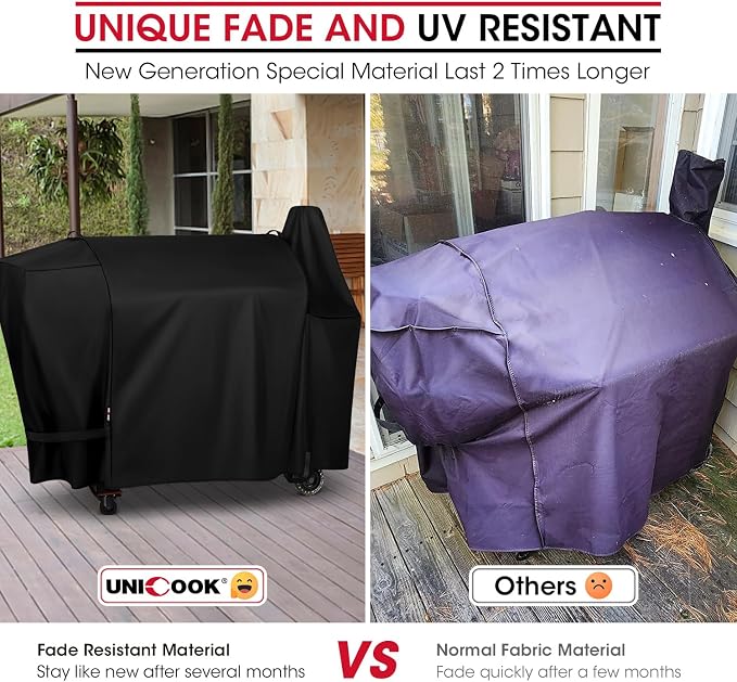 Unicook Pellet Grill Cover for Pit Boss Austin XL, Heavy Duty Waterproof Wood - Image 3