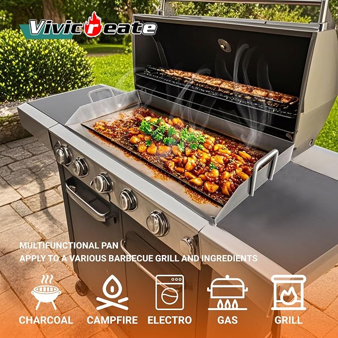 Vivicreate Stainless Steel Outdoor Griddle - Image 6