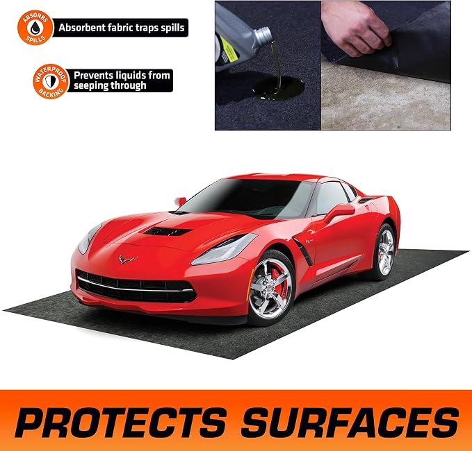Armor All Original Garage Floor Mat, Protects Surfaces, Transforms Garage - Image 3