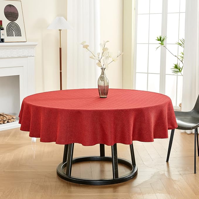 BALCONY & FALCON Rectangle Tablecloth Washable Wrinkle Resistant and Water - Image 5