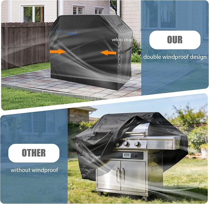 Grill Cover, Heavy Duty BBQ Grill Cover - Image 7