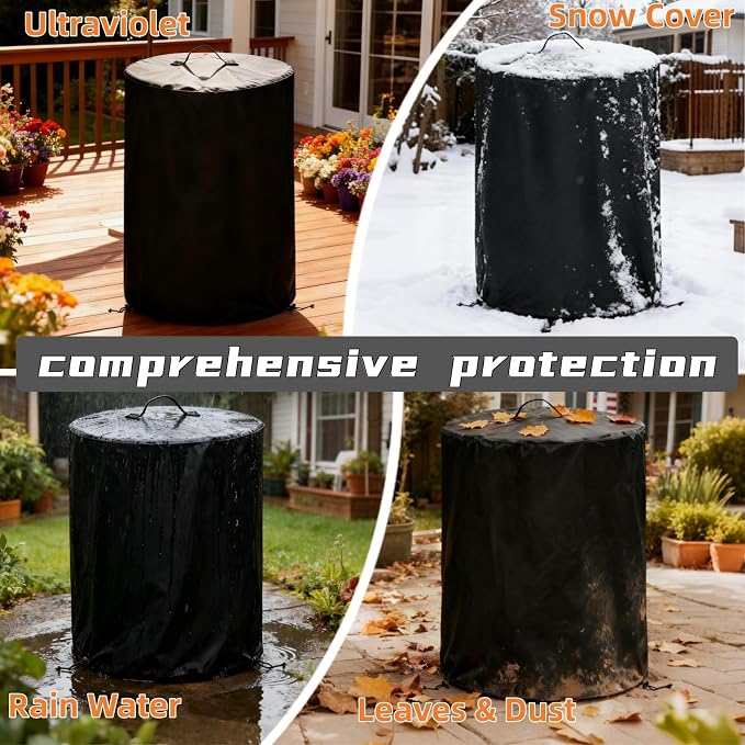 Fire Pit Cover for Ninja Fireside 360 -600D Oxford Heavy-Duty Waterproof and - Image 6