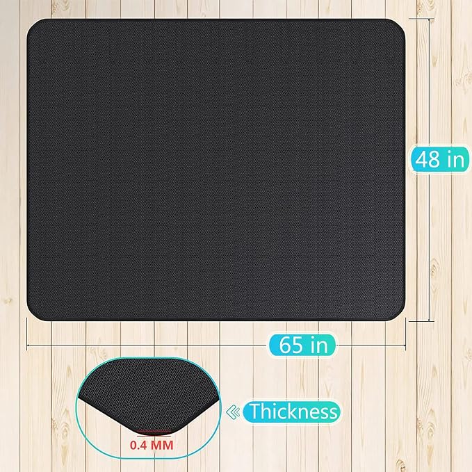 UBeesize Large 65 x 48 inches Under Grill Mat - Image 8