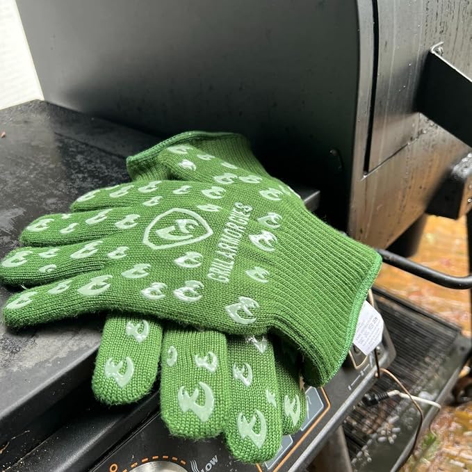 Grill Armor Oven Gloves – 932°F Heat, Fire & Cut Resistant Mitts - Image 6