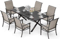 Kurapika 7-Piece Patio Dining Set, Patio Furniture Set by Kurapikafurniture