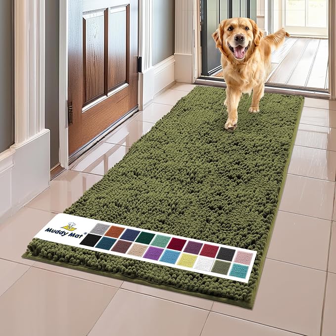 Muddy Mat® | Super Absorbent Door Mat Indoor, Microfiber Quick Dry Chenille by MuddyMat%C2%AE
