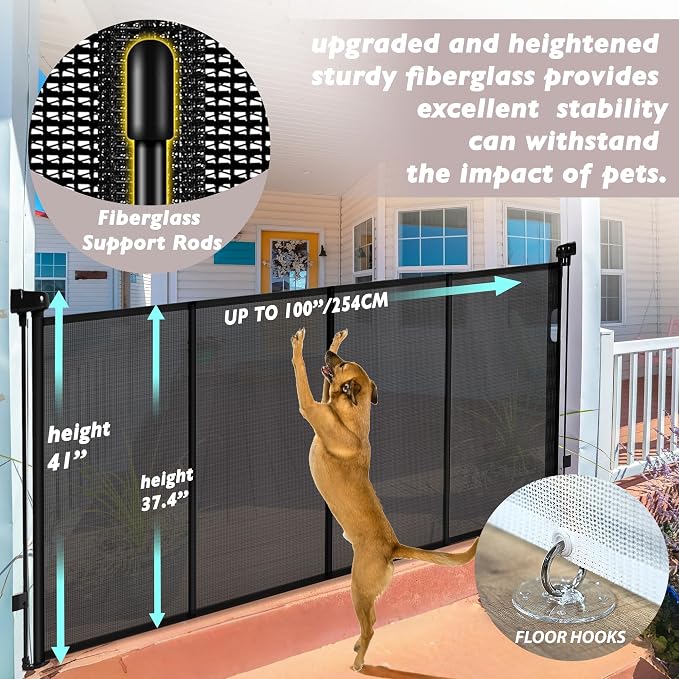 Retractable Baby Gates Dog Gate - Image 2