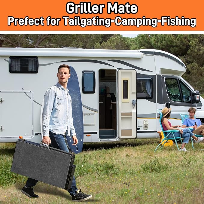 Grill Table for Blackstone Griddle, Portable Griddle Table - Image 6