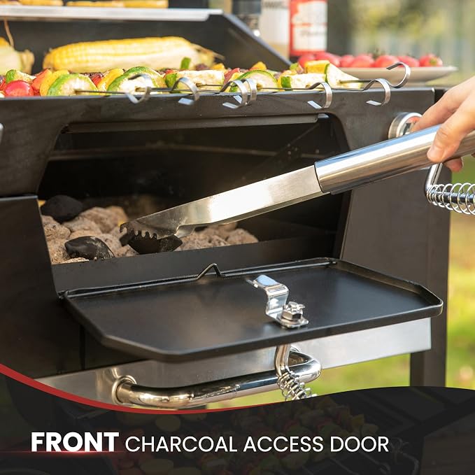 Royal Gourmet CD1824EN 24-Inch Movable Charcoal Grill - Image 7