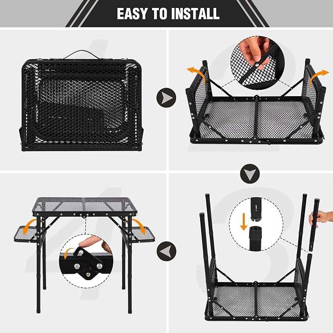 REDCAMP 35x16 Folding Grill Table - Image 6